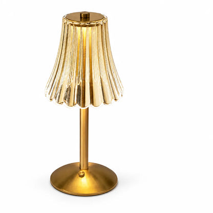 Table Lamp Cordless Rechargeable Touch Dimmable Crystal Shade