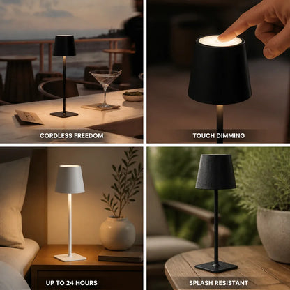 Table Lamp Cordless Touch Dimming 24 Hour