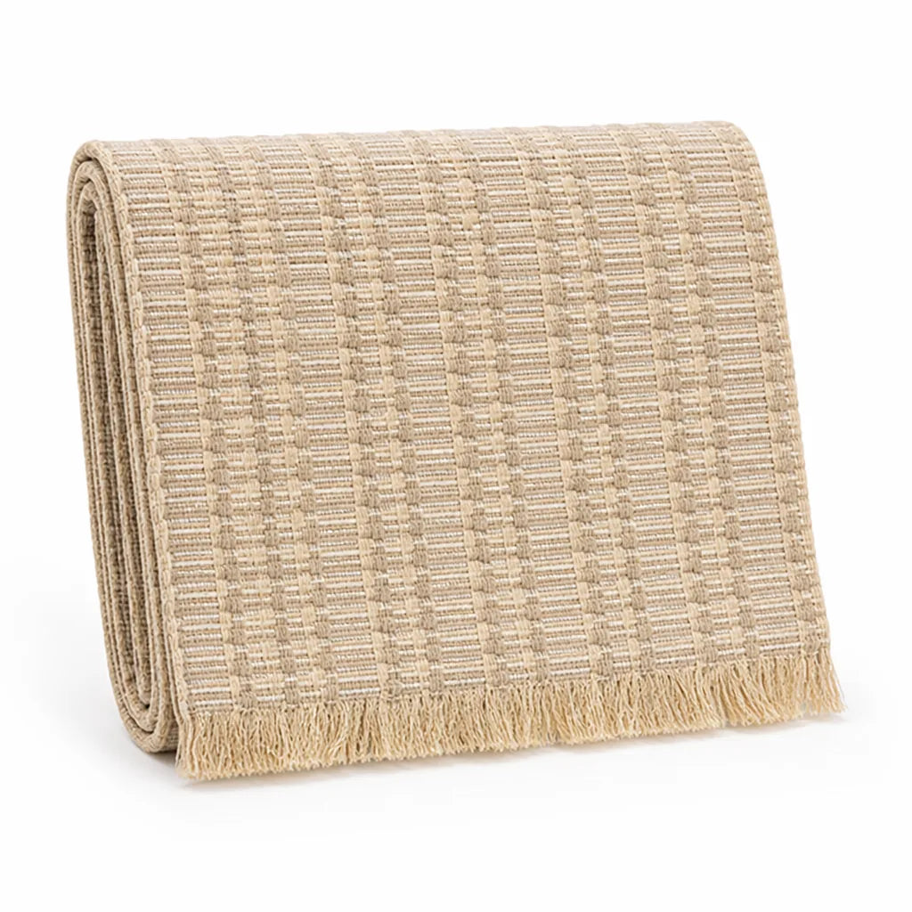 Table Runner Handwoven Cotton Fringed Ends