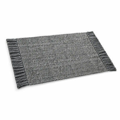 Table Runner Handwoven Herringbone & Fringed Ends