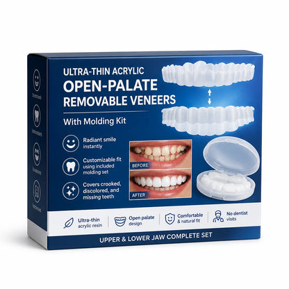 Teeth Veneers Ultra-Thin Acrylic Upper & Lower Set