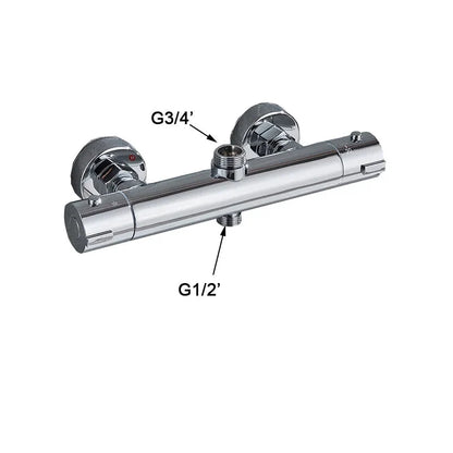 Thermostatic Shower Valve Anti-Scald Ceramic Core Brass