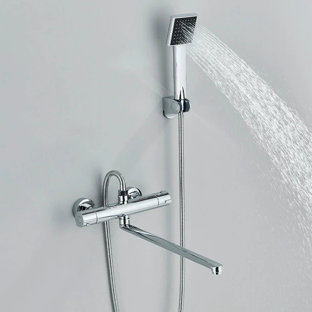 Thermostatic Shower Valve Anti-Scald Ceramic Core Brass