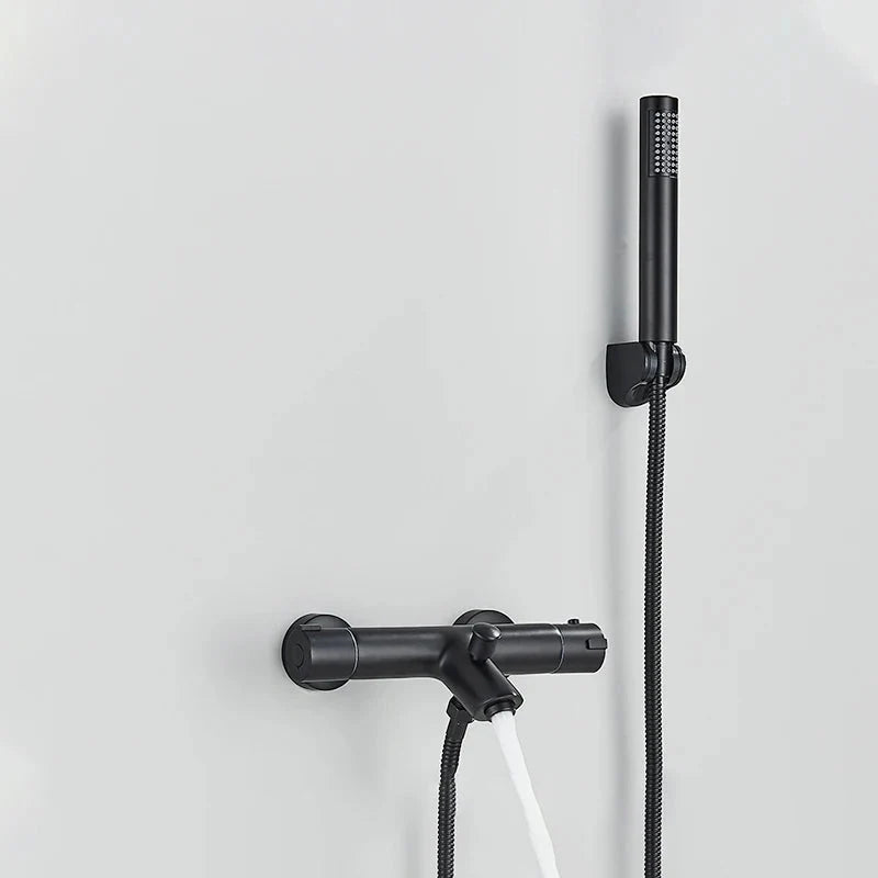 Thermostatic Shower Valve Anti-Scald Ceramic Core Brass