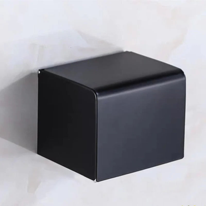 Toilet Paper Holder Wall-Mounted Stainless Steel Anti-Fingerprint