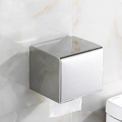 Toilet Paper Holder Wall-Mounted Stainless Steel Anti-Fingerprint