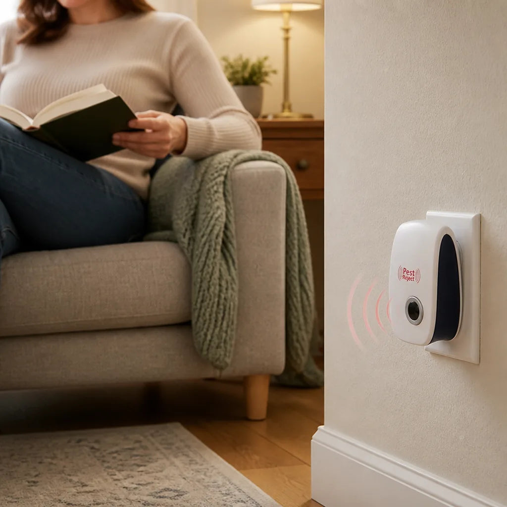 Ultrasonic Plug-In Pest Repeller for Indoor Use