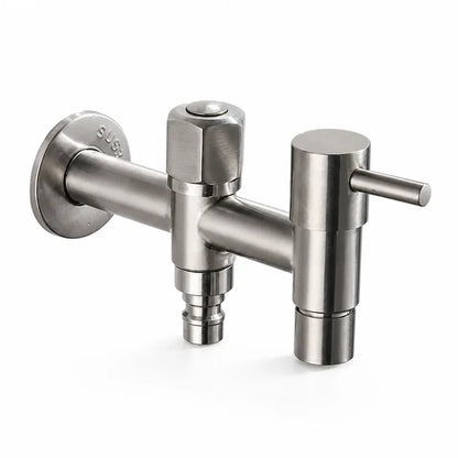 Wall Mount Faucet Stainless Steel G1/2 & Hose Connection