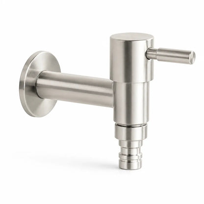 Wall Mount Faucet Stainless Steel G1/2 & Hose Connection