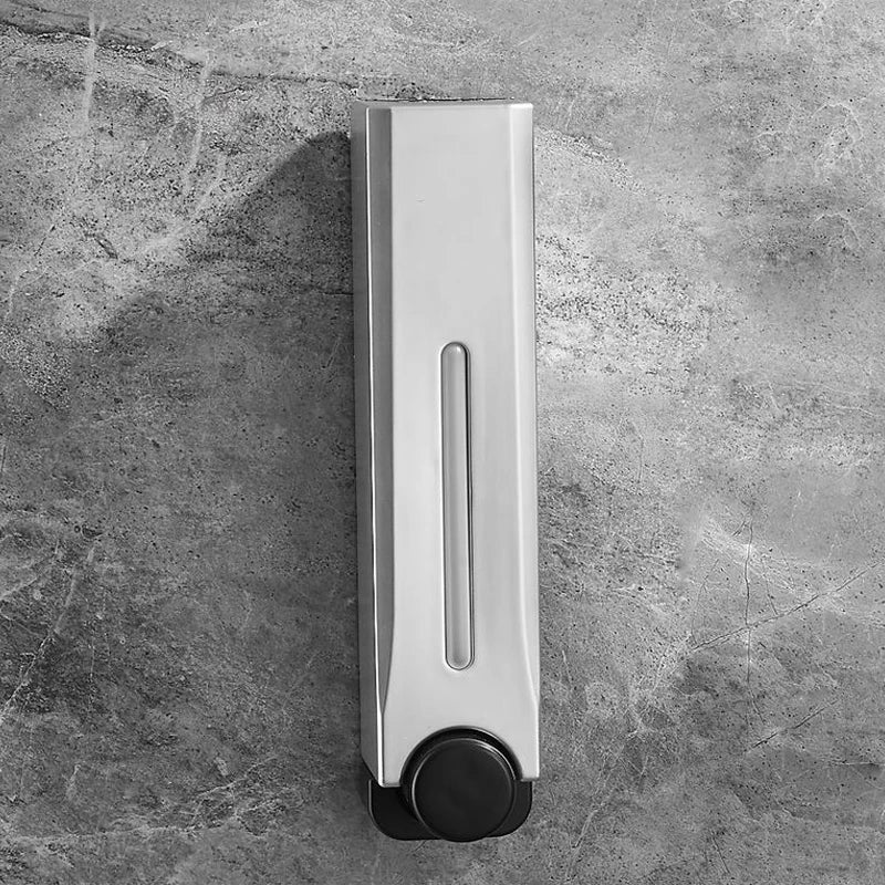 Wall Mount Soap Dispenser Magnetic Lid No-Drill Mount