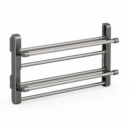 Wall-Mounted Space-Saving Shoe Rack with Integrated Drainage (Hallway & Bathroom)