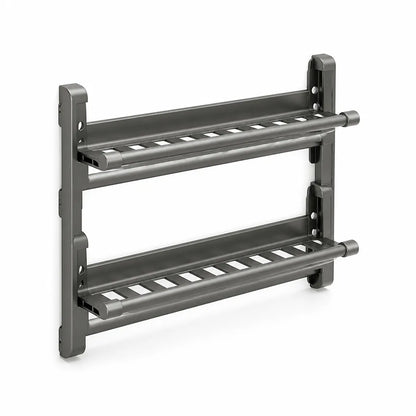 Wall-Mounted Space-Saving Shoe Rack with Integrated Drainage (Hallway & Bathroom)