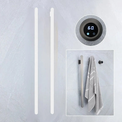Wall-Mounted Towel Warmer Stainless Steel Touch Control & Timer