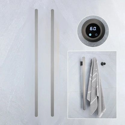 Wall-Mounted Towel Warmer Stainless Steel Touch Control & Timer