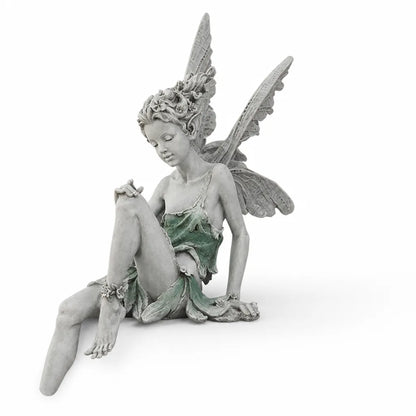 Weatherproof Sitting Fairy Garden Statue