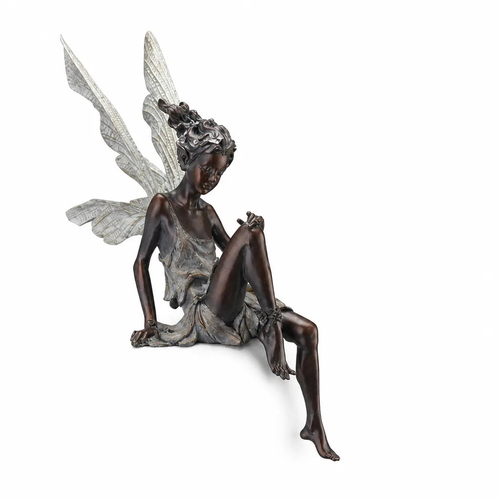 Weatherproof Sitting Fairy Garden Statue