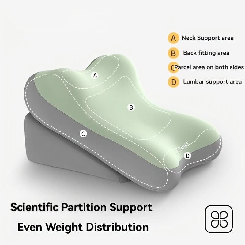 Wedge Pillow Adjustable Back Support Foam Filled
