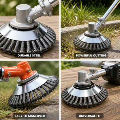 Weed Trimmer Head Stainless Steel 150mm Universal Fit