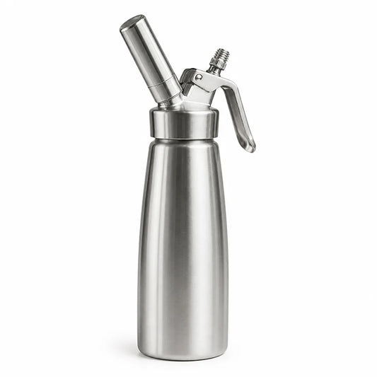Whipped Cream Dispenser Aluminum 500ml Interchangeable Nozzles